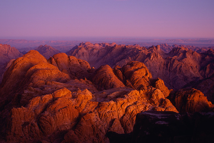 Sonnenaufgang am Berg Sinai